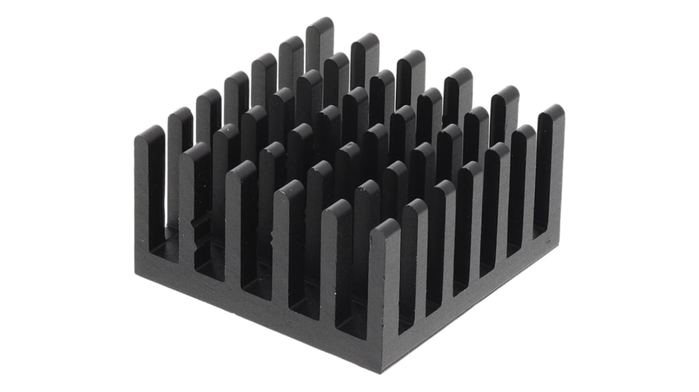 Fischer Elektronik Heatsink, Universal Square Alu, 14.8K/W, 23 x 23 x 12.3mm