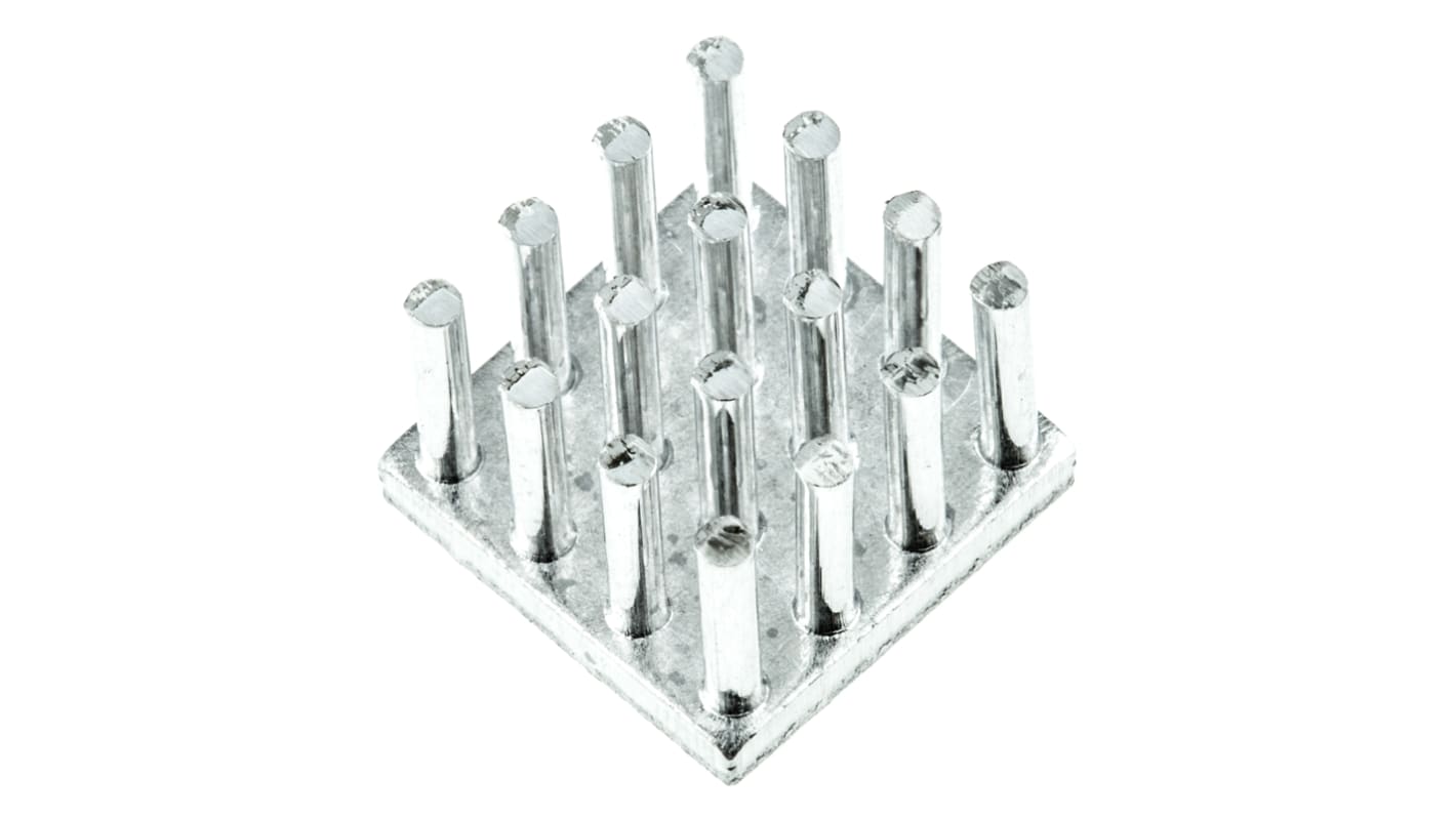 Fischer Elektronik Heatsink, Universal Square Alu, 9.8K/W, 14 x 14 x 10mm