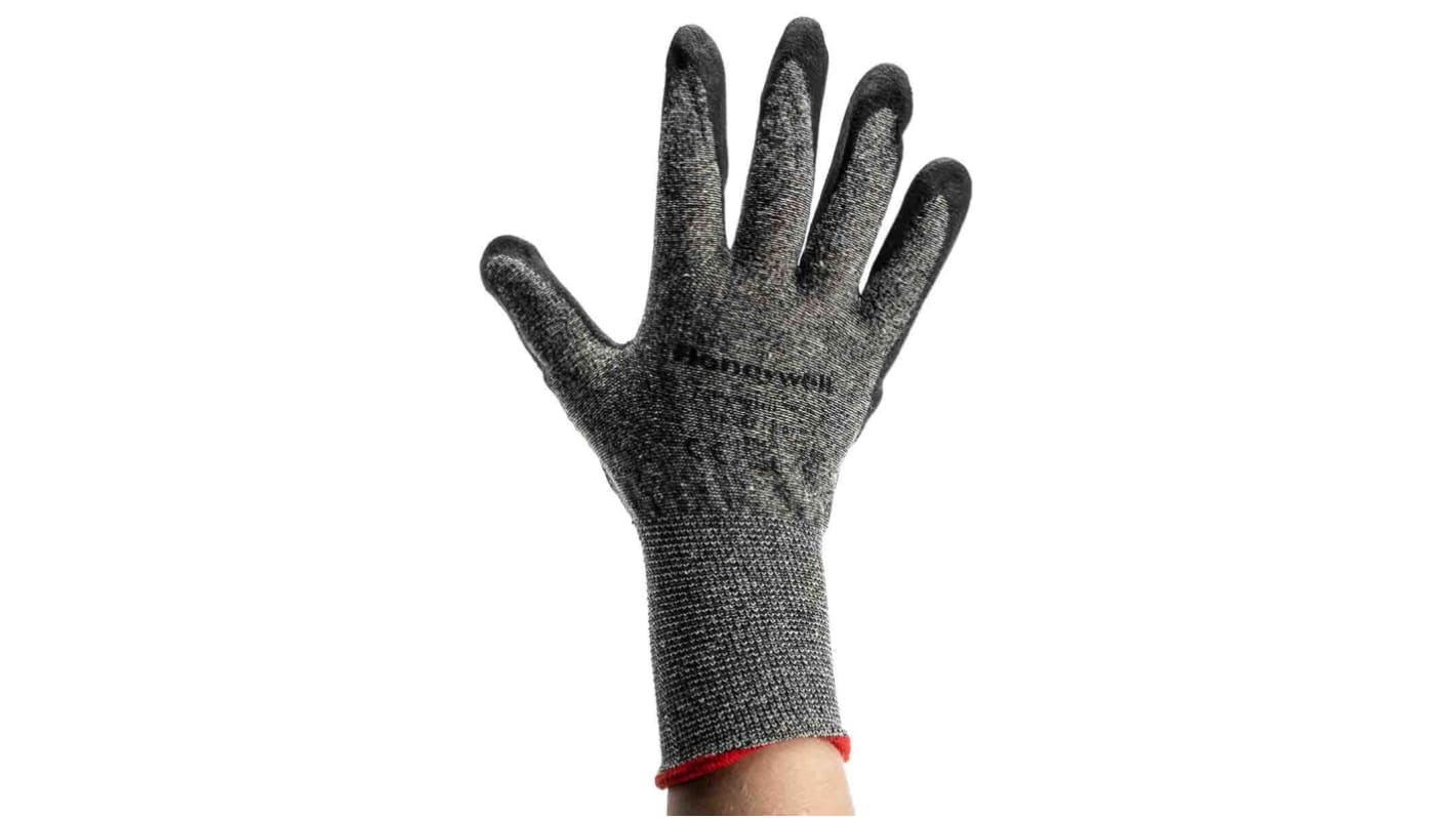 Honeywell Safety Black Nylon General Purpose Work Gloves, Size 7, Nitrile Coating