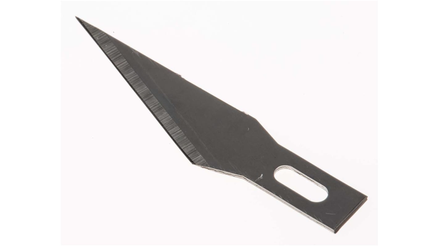 Weller Xcelite Fine Point Diagonal Safety Knife Blade, 5 per Package