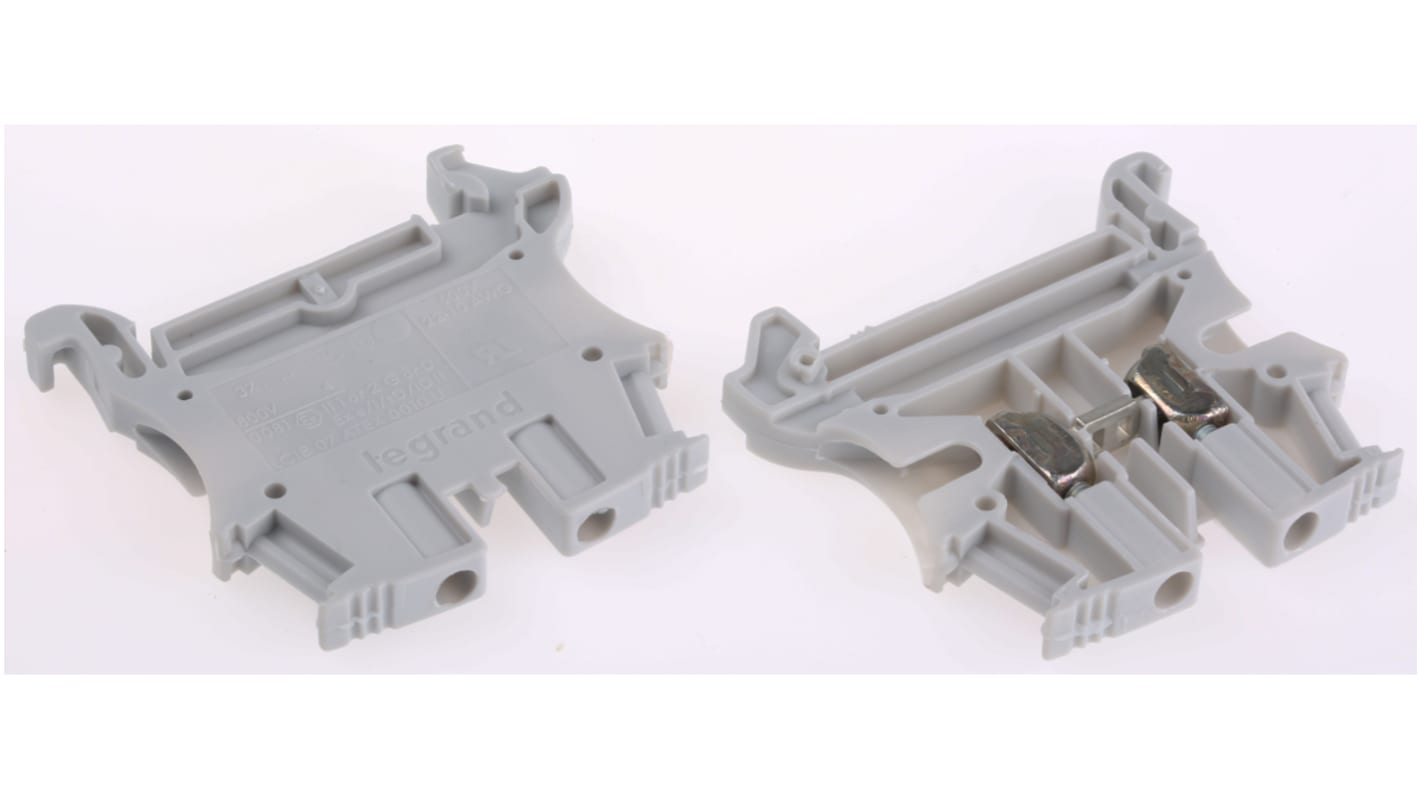 Legrand 371 DIN レール端子台, 10AWG, 36A 800 V, スクリュー