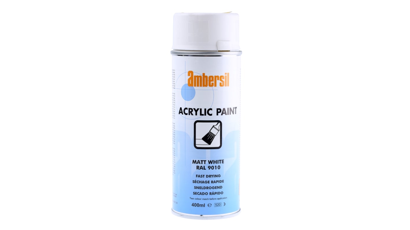 Ambersil 400ml White Matt Spray Paint