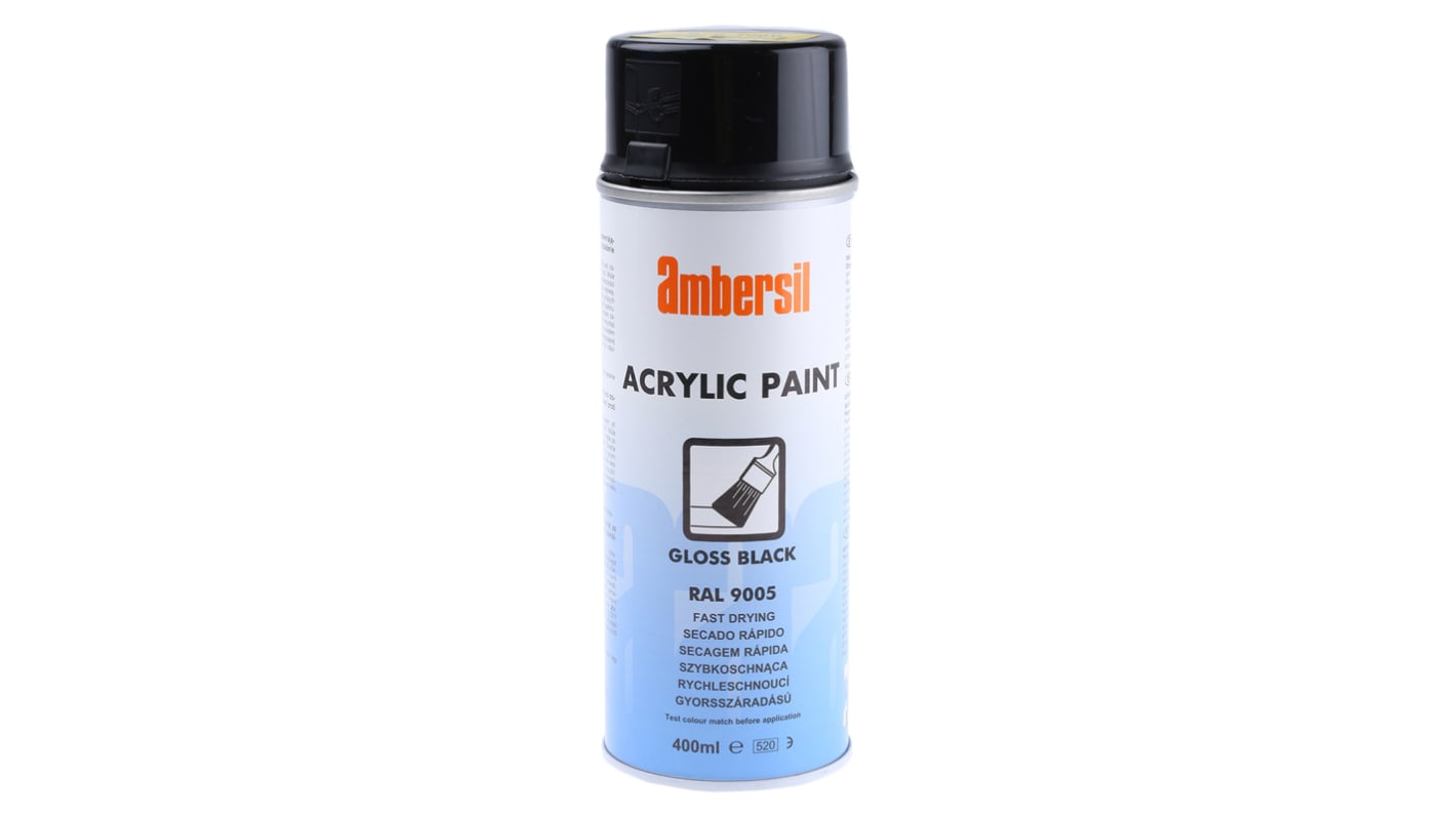 Ambersil 400ml Black Gloss Spray Paint