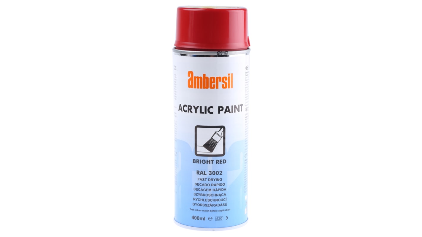 Ambersil 400ml RAL 3002 Red Gloss Spray Paint