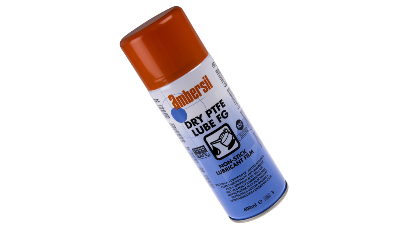 Ambersil Dry PTFE PTFE Lubricant 400 ml Aerosol,Food Safe