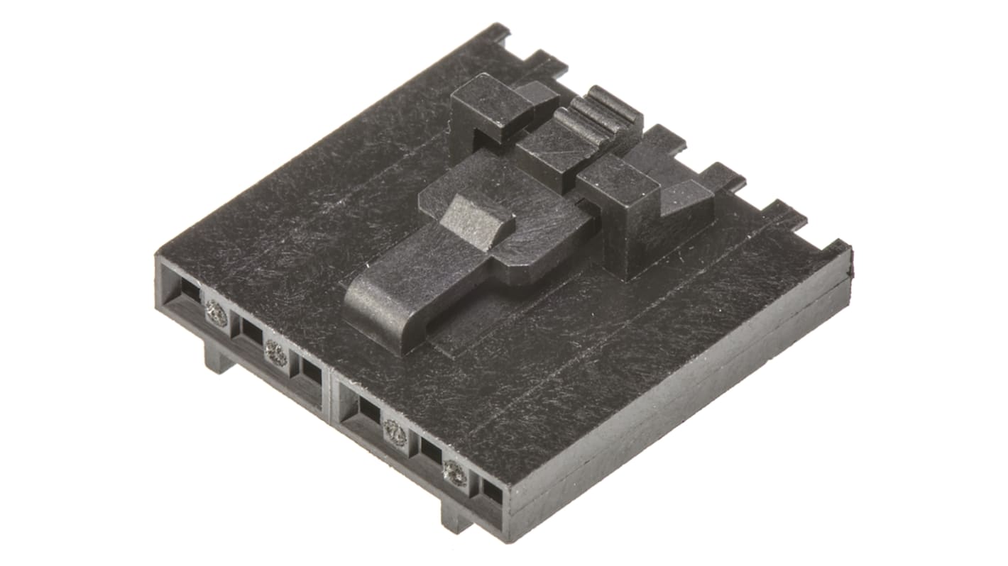 Molex 连接器外壳母座, 6p, 2.54mm间距, 面板安装, SL系列