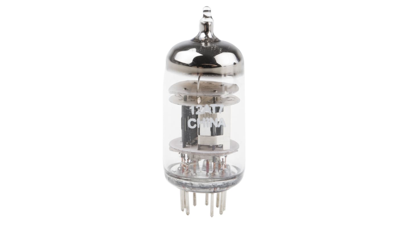 RS PRO Double Triode Thermionic Valve, B9A Base, 2.5W, 12.6V, 22.5 (Dia.) x 57mm