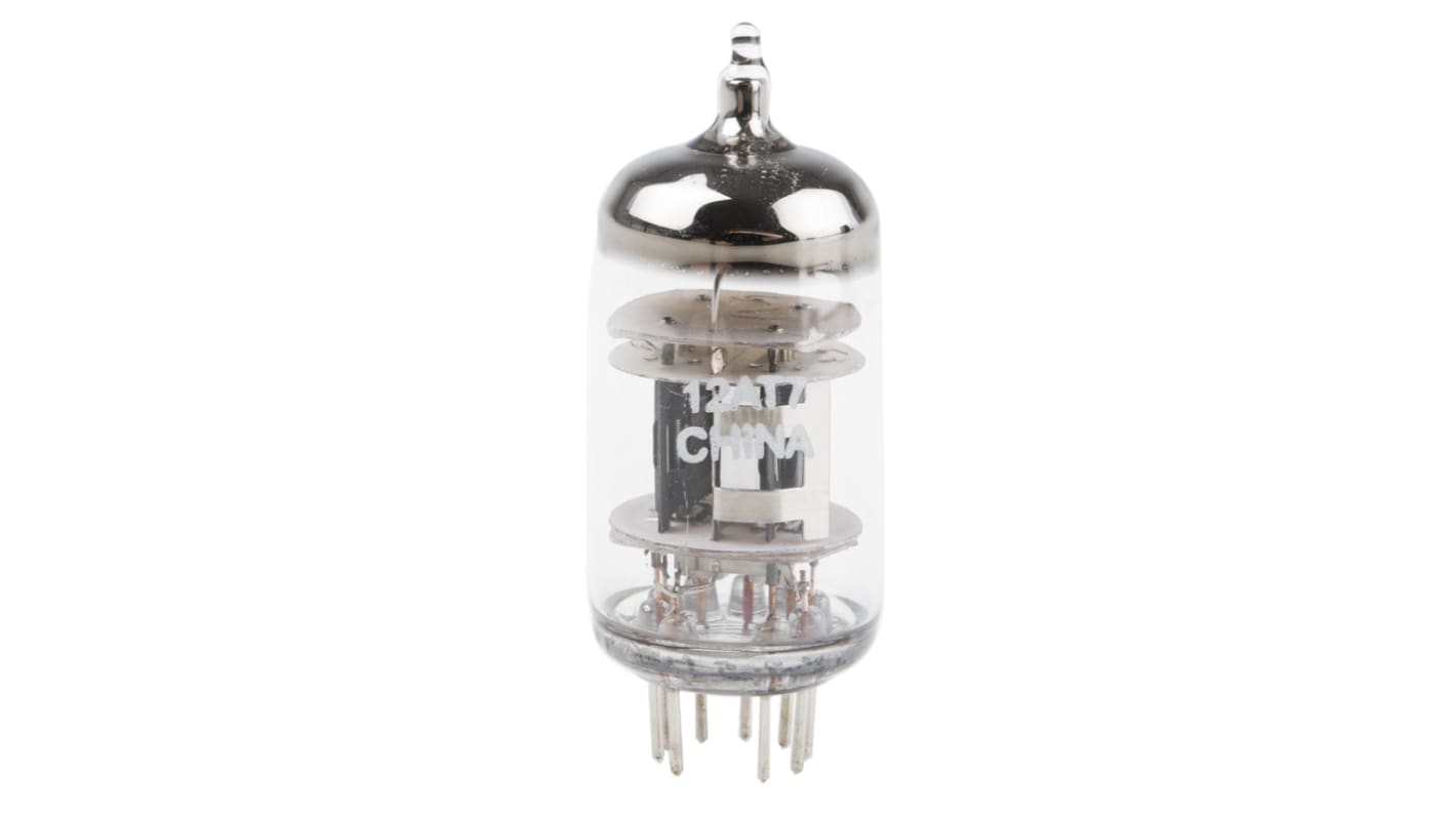 Zawór termioniczny typu podwójna trioda 12.6V B9A 9-Pin 22.5 (Dia.) x 57mm
