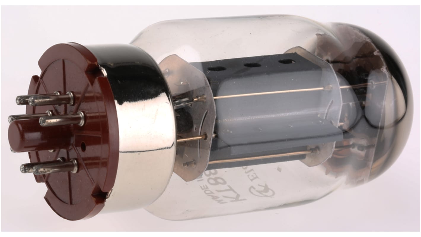 Zawór termioniczny typu pentoda 6.3V Ośmiokrotna 8-pinowy 52 (Dia.) x 125mm