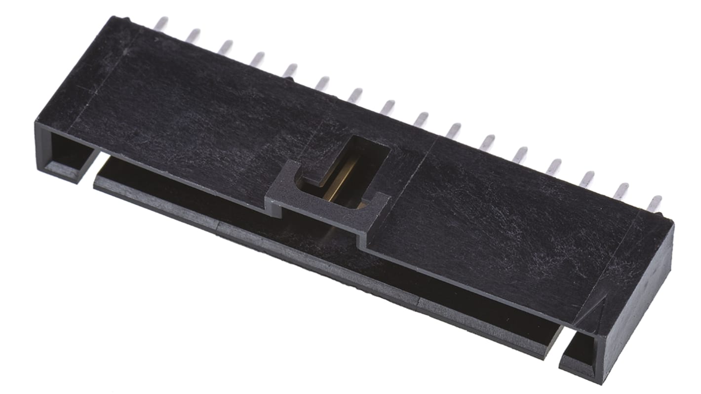 Molex SL Series Straight Through Hole PCB Header, 16 Contact(s), 2.54mm Pitch, 1 Row(s), Shrouded