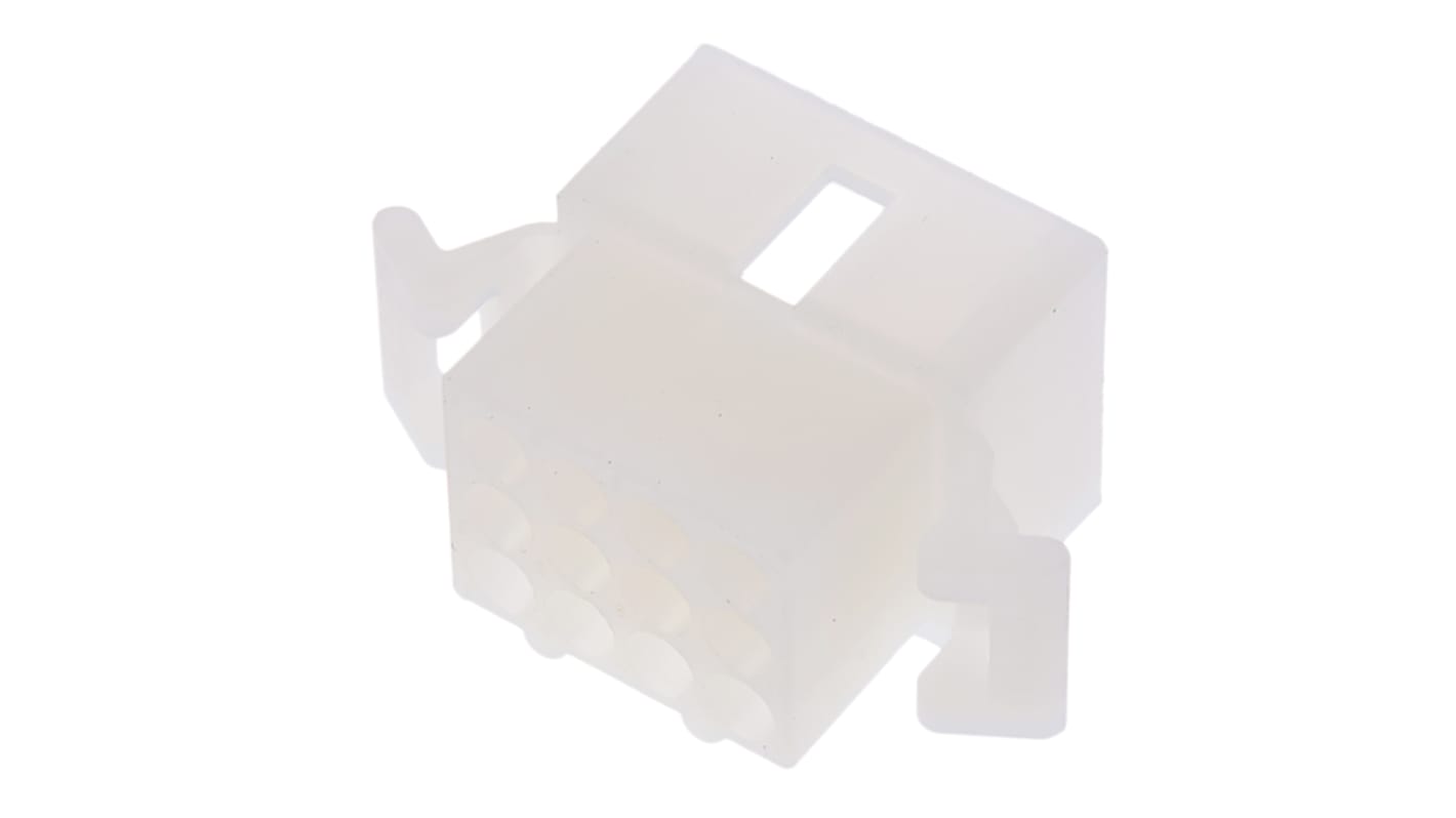 Molex, STANDARD .062" Male Connector Housing, 3.68mm Pitch, 12 Way, 3 Row