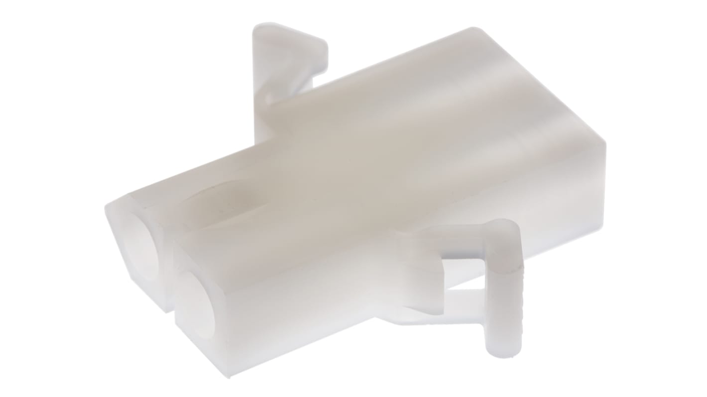 Molex, STANDARD .093" Female Connector Housing, 6.3mm Pitch, 2 Way, 1 Row