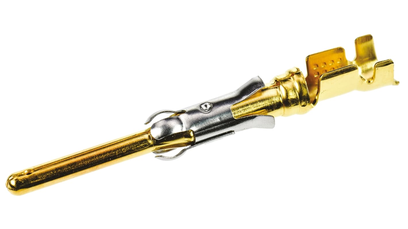 TE Connectivity 压接公端子, 镀金, 0.75mm²至1.5mm², 18AWG至16AWG, Type III+系列