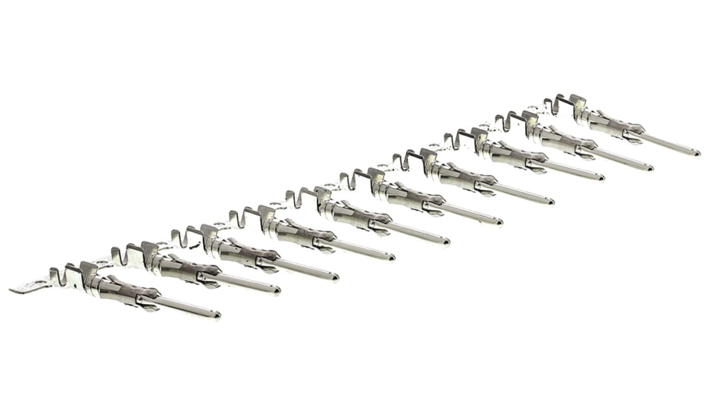 TE Connectivity 压接公端子, 镀锡, 0.8mm²至2mm², 18AWG至14AWG, 用于CPC、G 系列和 M 系列连接器外壳, Type III+系列