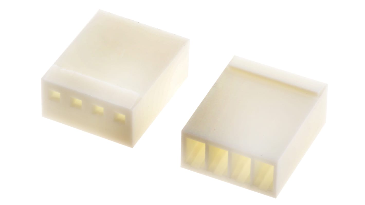 Molex, KK 254 Female Connector Housing, 2.54mm Pitch, 4 Way, 1 Row