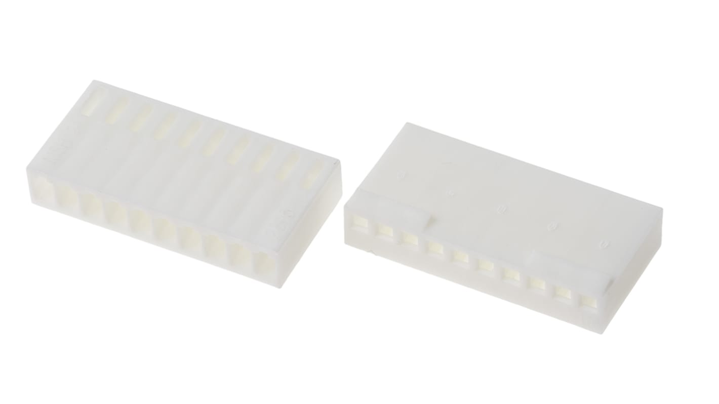 Molex 2695 Steckverbindergehäuse Buchse 2.54mm, 10-polig / 1-reihig Gerade, Kabelmontage für KK-Steckverbinder