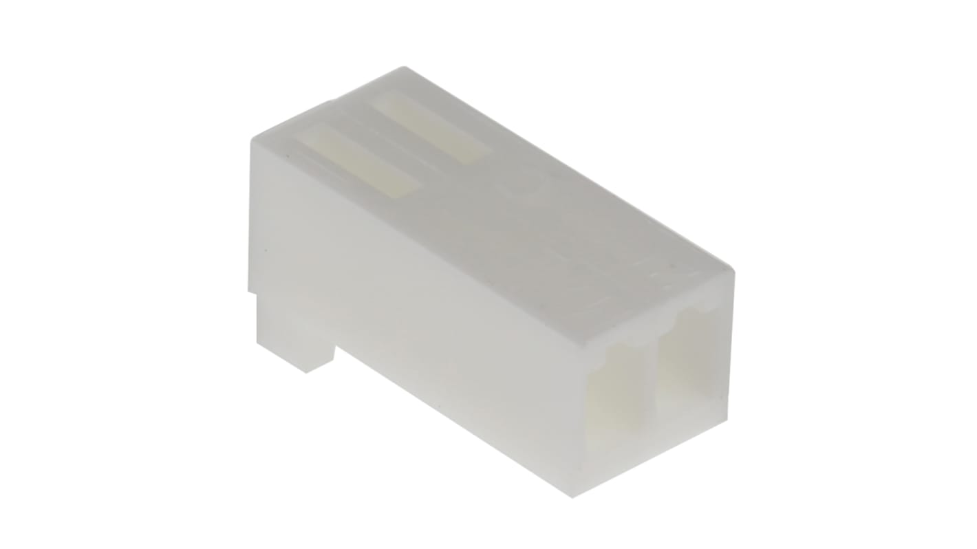 Molex, 2695 Female Connector Housing, 2.54mm Pitch, 2 Way, 1 Row