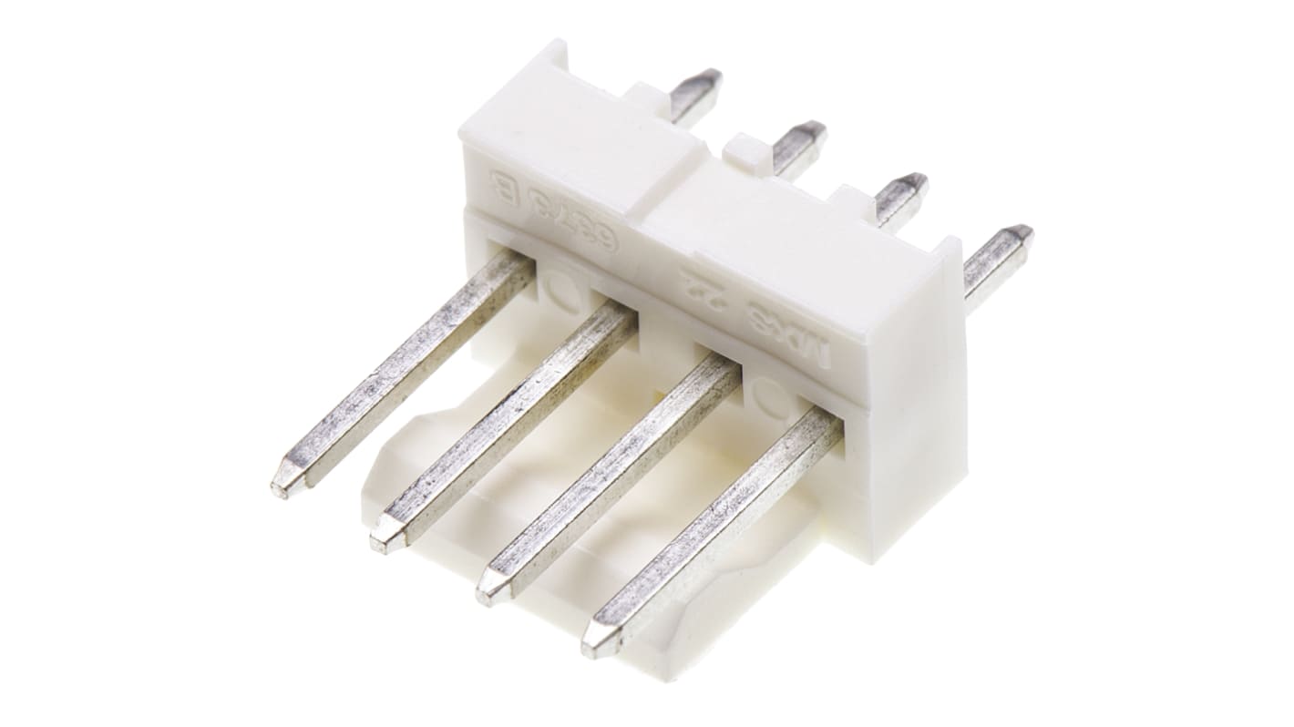Złącze szpilkowe 4-pinowe raster: 2.54mm -rzędowe Molex Przewlekany 4A 250.0 V.