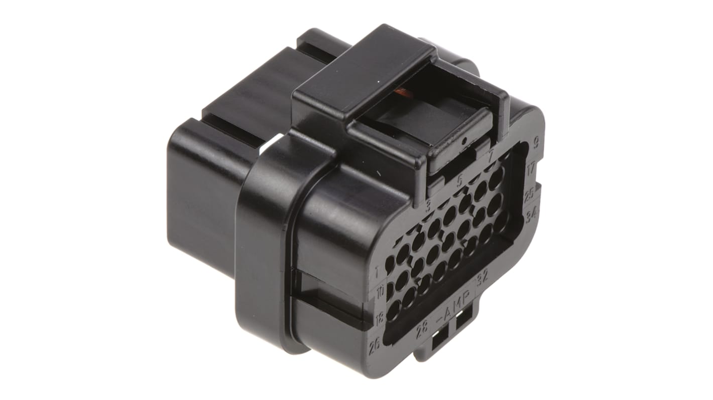TE Connectivity AMP Superseal, 34P , 4 Rangées Connecteur automobile Mâle
