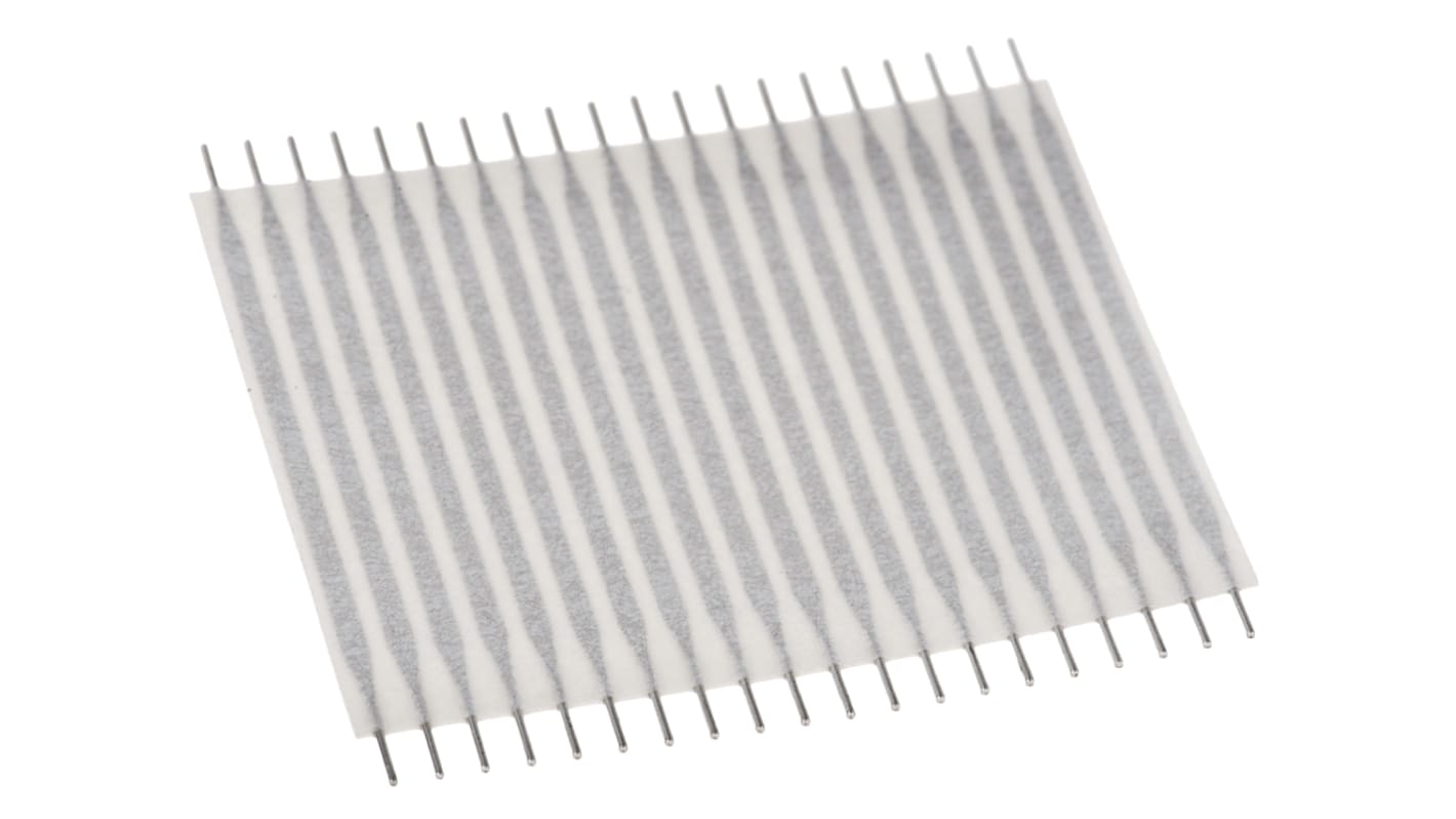 TE Connectivity FLEXSTRIP Series FFC Ribbon Cable, 20-Way, 2.54mm Pitch, 38.1mm Length