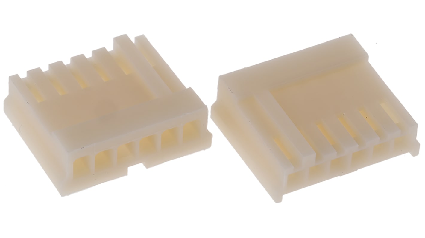 TE Connectivity コネクタハウジング 6極 ピッチ：2.5mm 1列