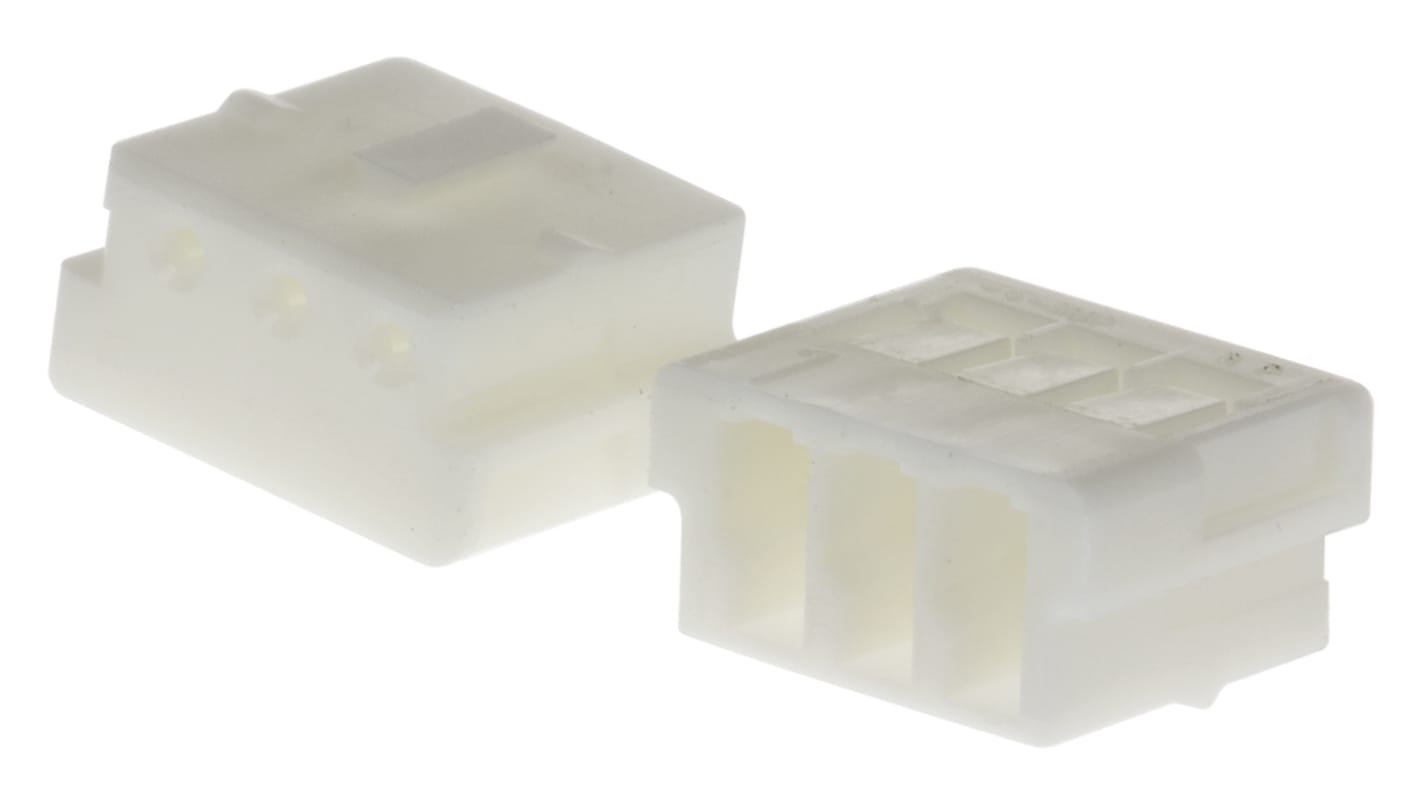 TE Connectivity コネクタハウジング 3極 ピッチ:2mm 1列 TE Connectivity コネクタハウジング 3極 ピッチ:2mm 1列