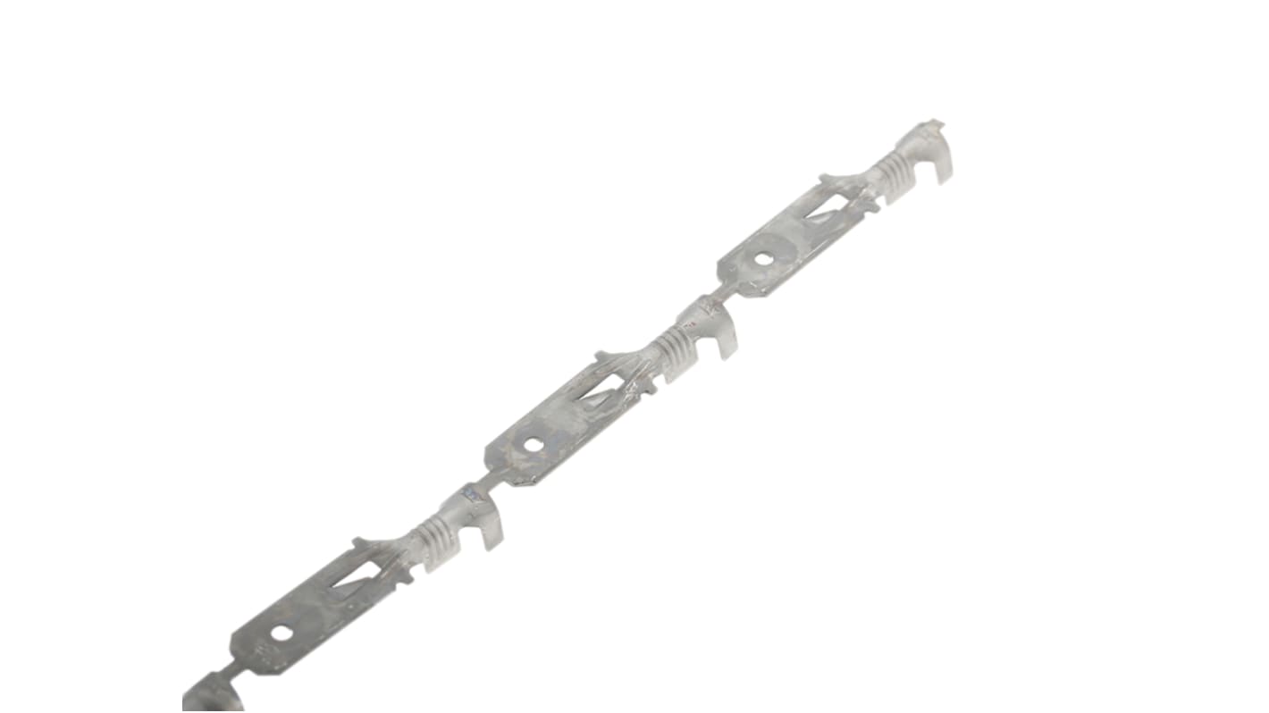 TE Connectivity FASTIN-FASTON .250 Uninsulated Male Spade Connector, Tab, 6.35 x 0.81mm Tab Size, 0.8mm² to 2mm²