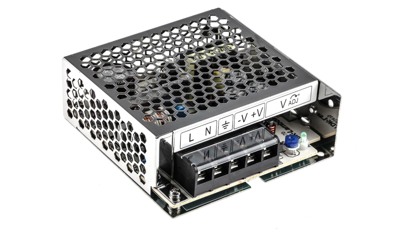 Alimentatore switching TDK-Lambda LS50-12, 50W, ingresso 125 → 373 V dc, 88 → 264 V ac, uscita 12V cc,