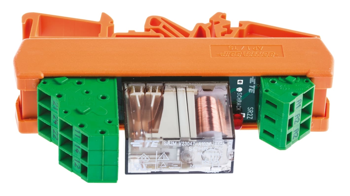 TE Connectivity SR2 Z Zwangsgeführte Relais, Spule 24V dc / 700mW, 2-polig / 6A, 2-poliger Wechsler