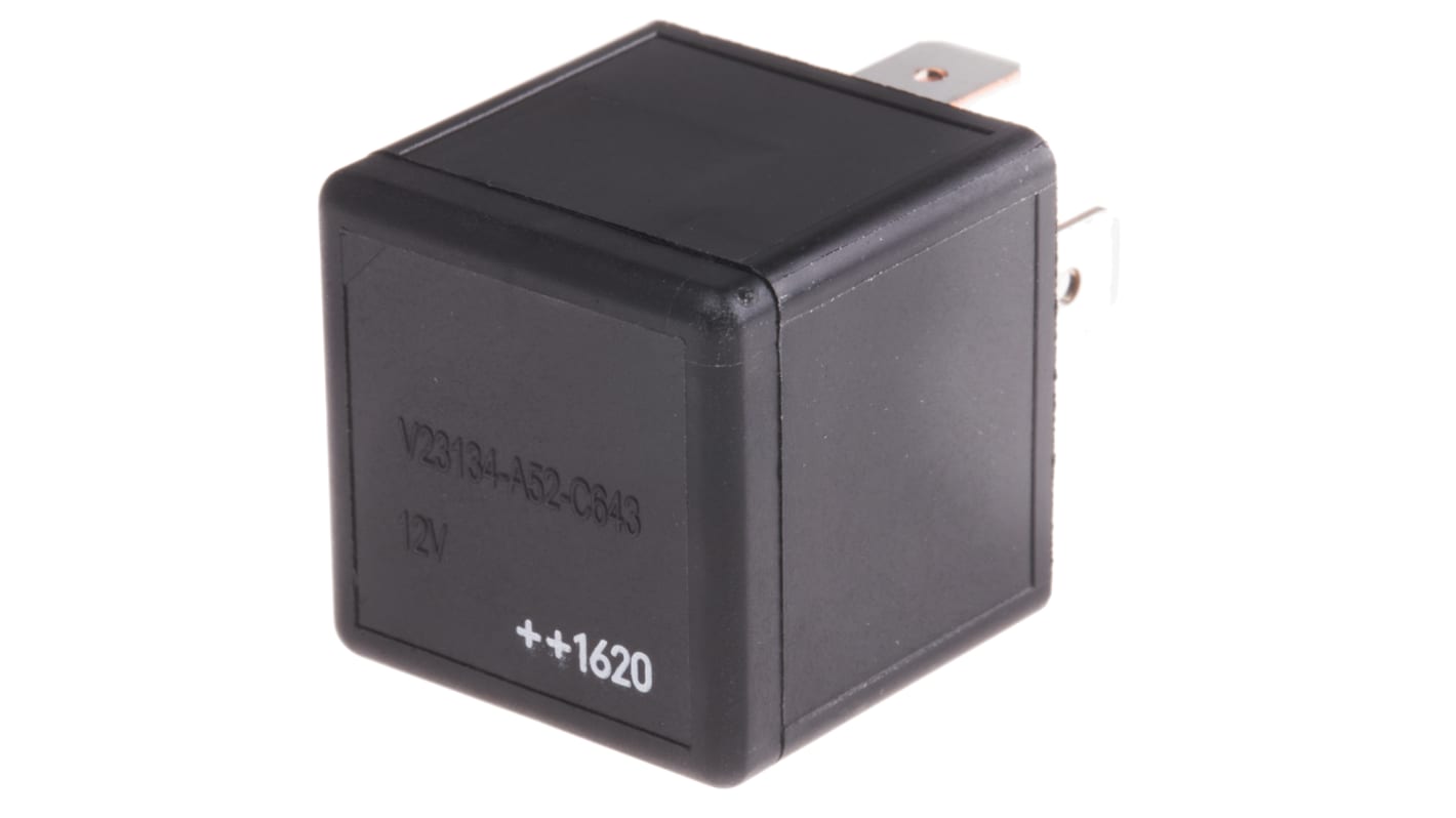 TE Connectivity F4 Kfz-Relais 12V dc 1.6W 91Ω 1-poliger Wechsler