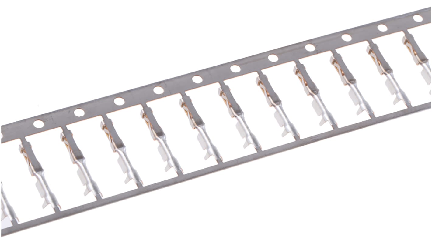 TE Connectivity AMPMODU Short Point Series Female Crimp Terminal, 26AWG Min, 22AWG Max