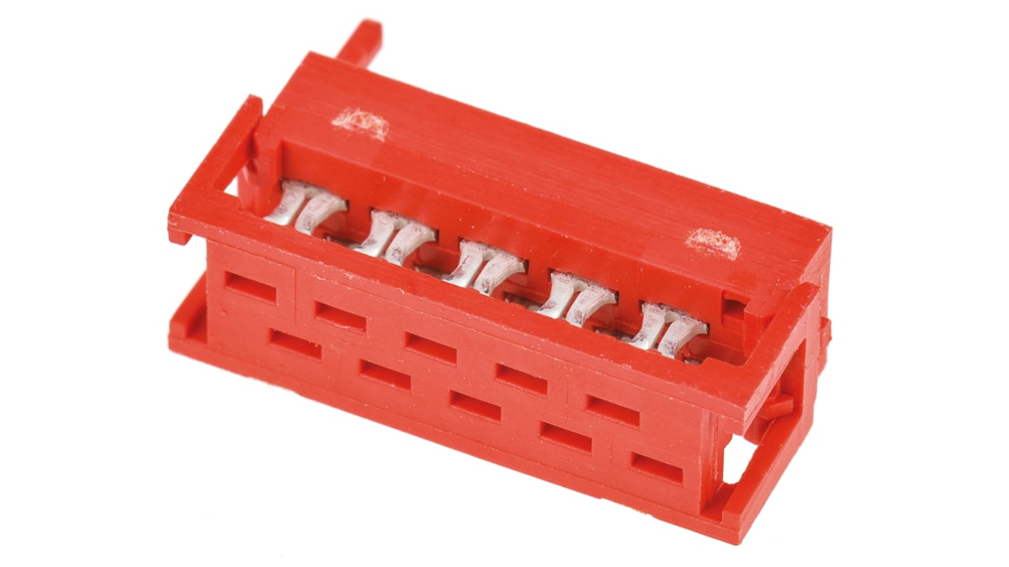 Conector IDC macho TE Connectivity serie Micro-MaTch de 10 vías, paso 1.27mm, 2 filas, Montaje de Cable