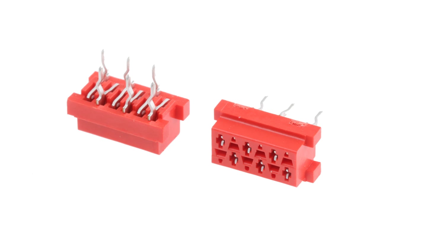 215079-6 | TE Connectivity 基板接続用ソケット, 6 Pin 2 列