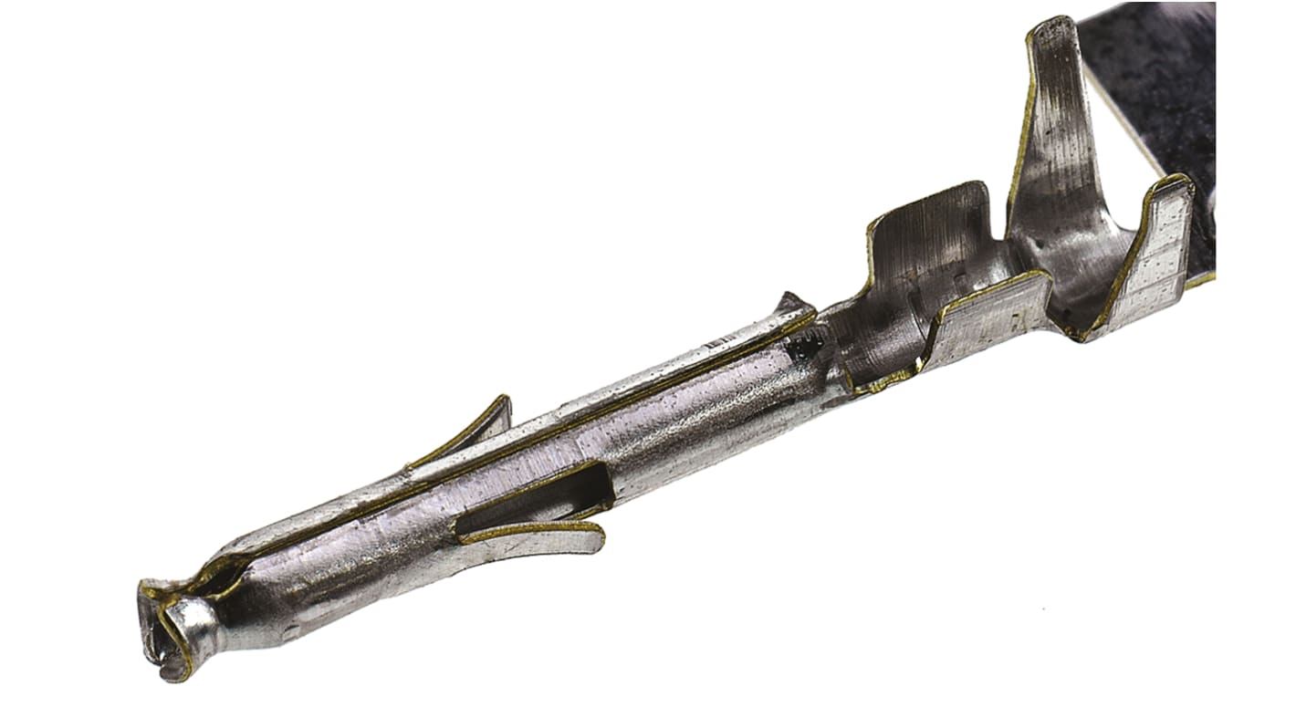 TE Connectivity Mini-Universal MATE-N-LOK Series Female Crimp Terminal, 22AWG Min, 18AWG Max