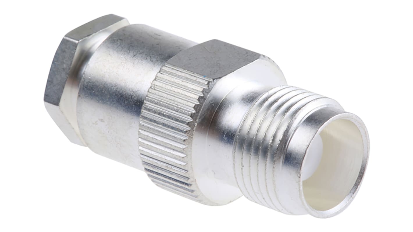 TE Connectivity, Jack Cable Mount TNC Connector, 50Ω, Solder Termination, Straight Body