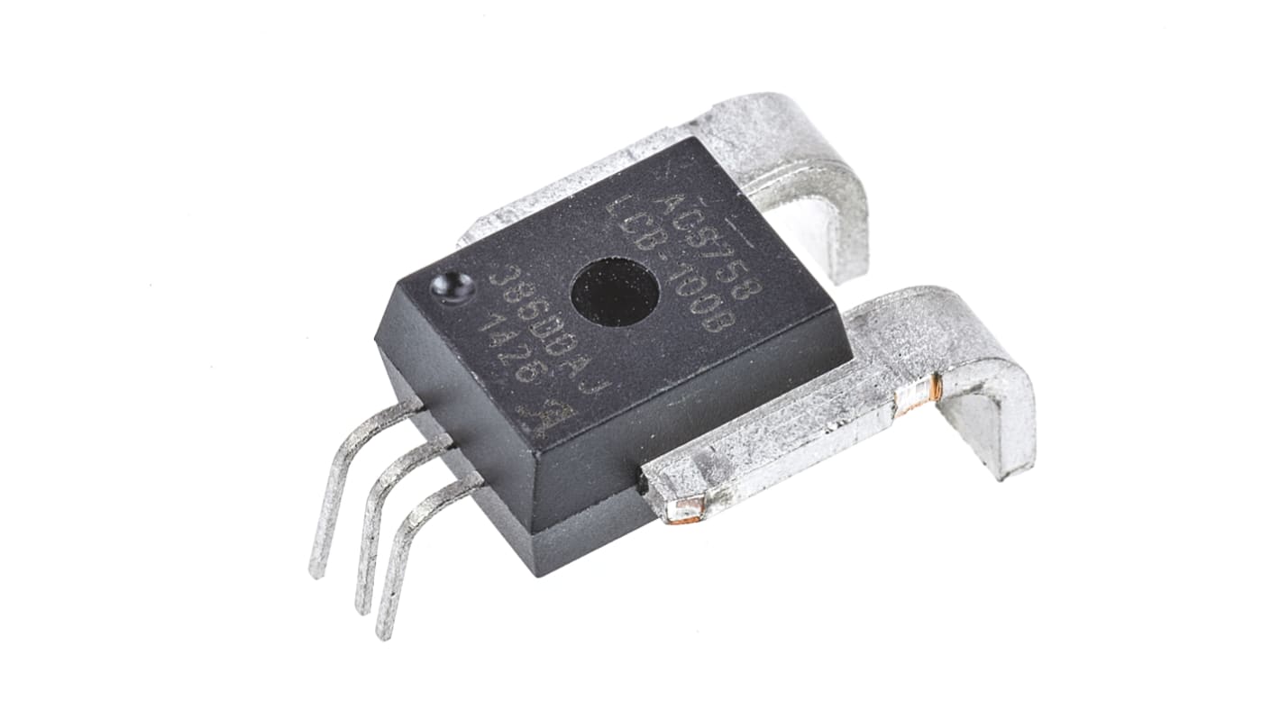 Sensor de efecto Hall, ACS758LCB-100B-PFF-T, CB PFF 5 pines Sensores de efecto Hall