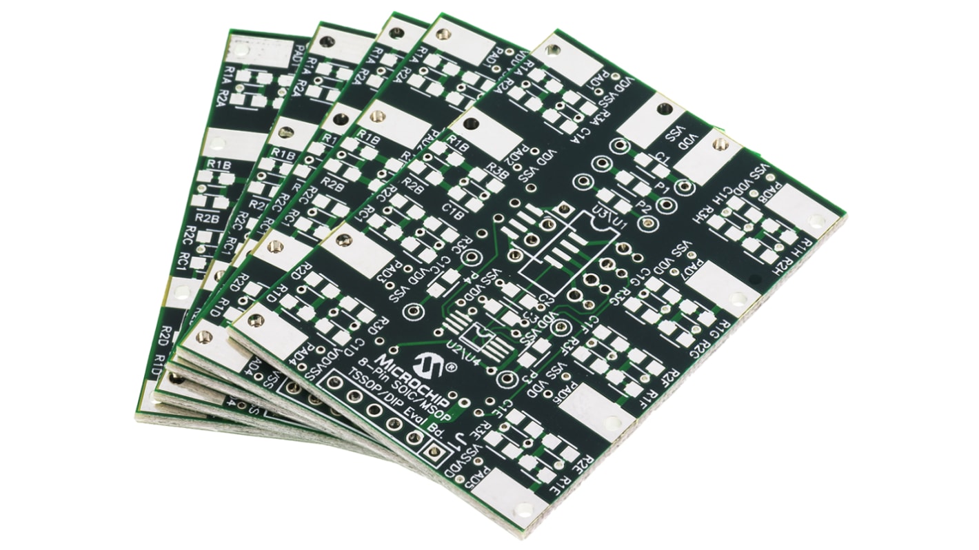 Accessori per kit di sviluppo Microchip SOIC8EV, SOIC/MSOP/TSSOP/DIP a 8 pin