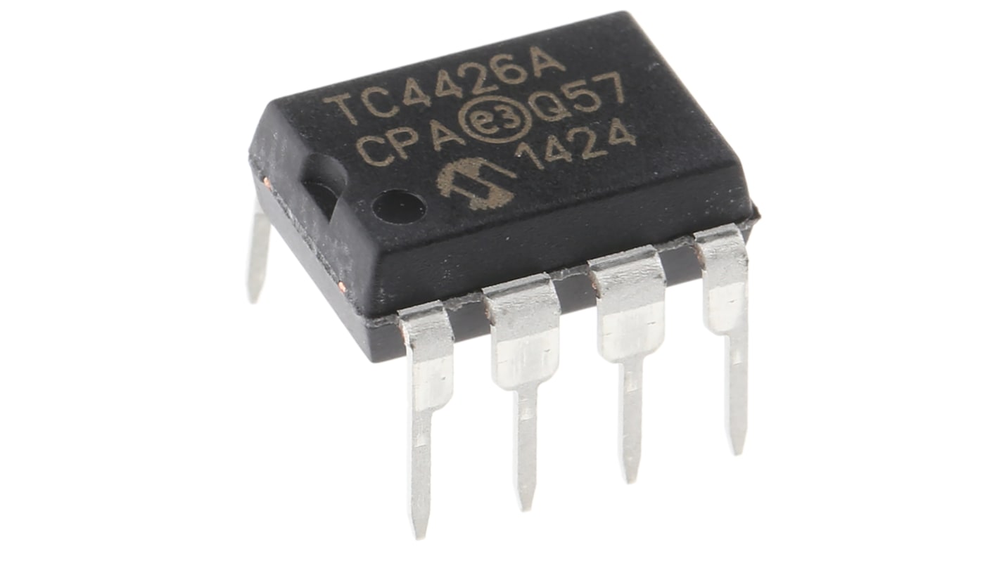 Microchip TC4426ACPA, MOSFET 2, 1.5 A, 18V 8-Pin, PDIP