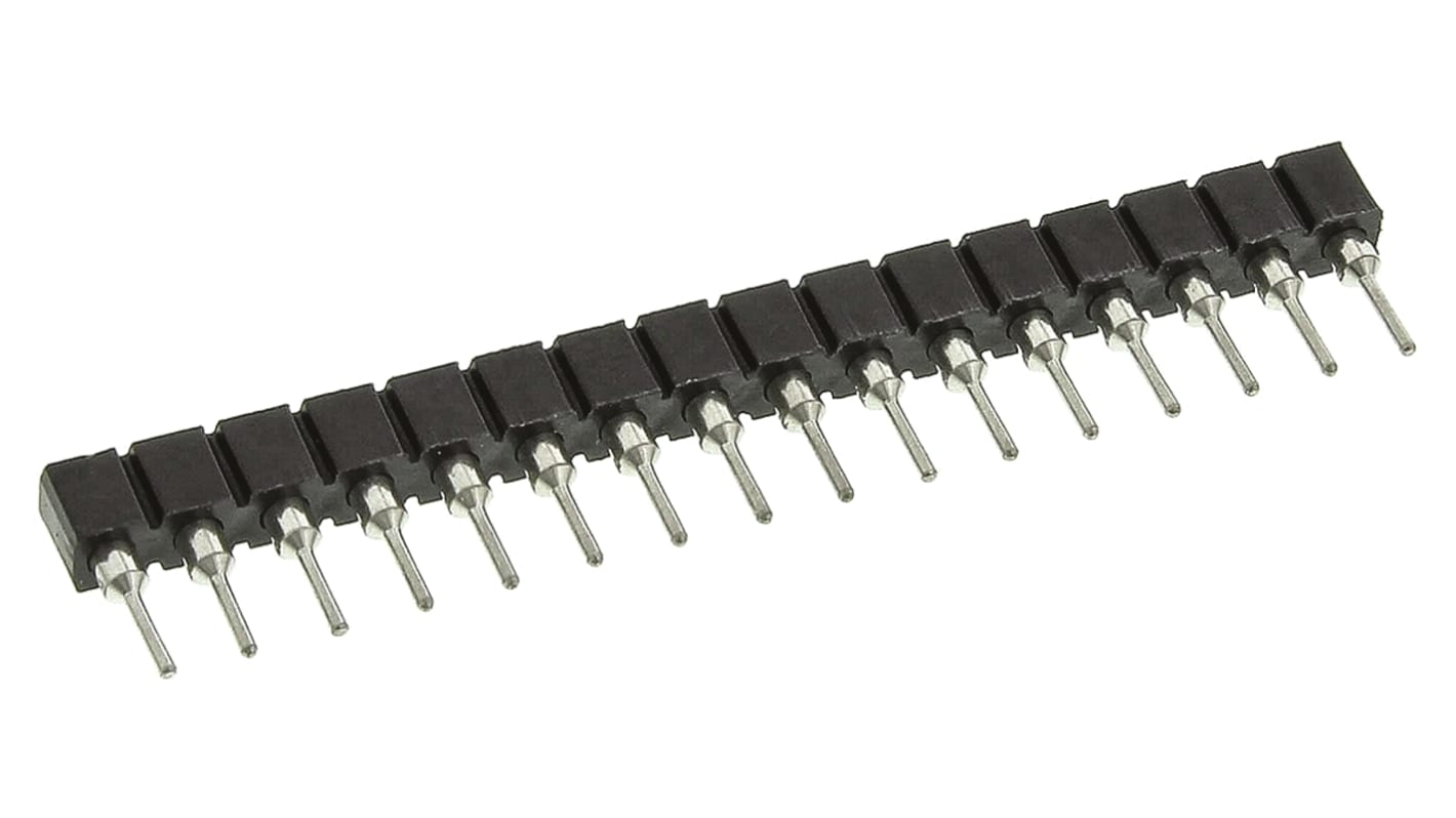 上品スタイル ピンヘッダ Connectivity TE ピンソケット ストレート 1列, 知育玩具