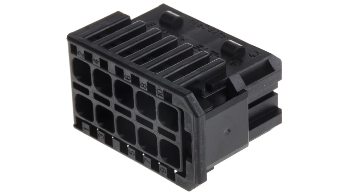 Connettore automotive TE Connectivity Femmina, 10 vie, 2 file, passo 5.5mm