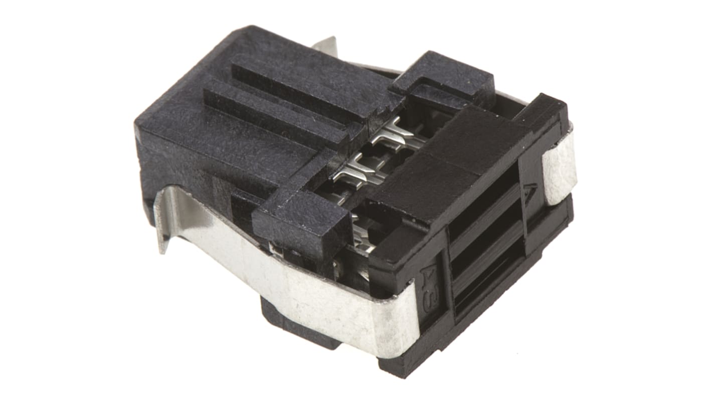 TE Connectivity 10-Way IDC Connector Socket for Cable Mount, 2-Row