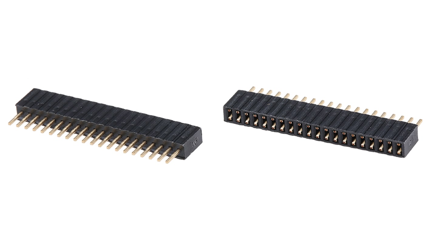Gniazdo PCB 20 -pinowe raster: 1.27mm Listwa gniazdowa Proste Przewlekany