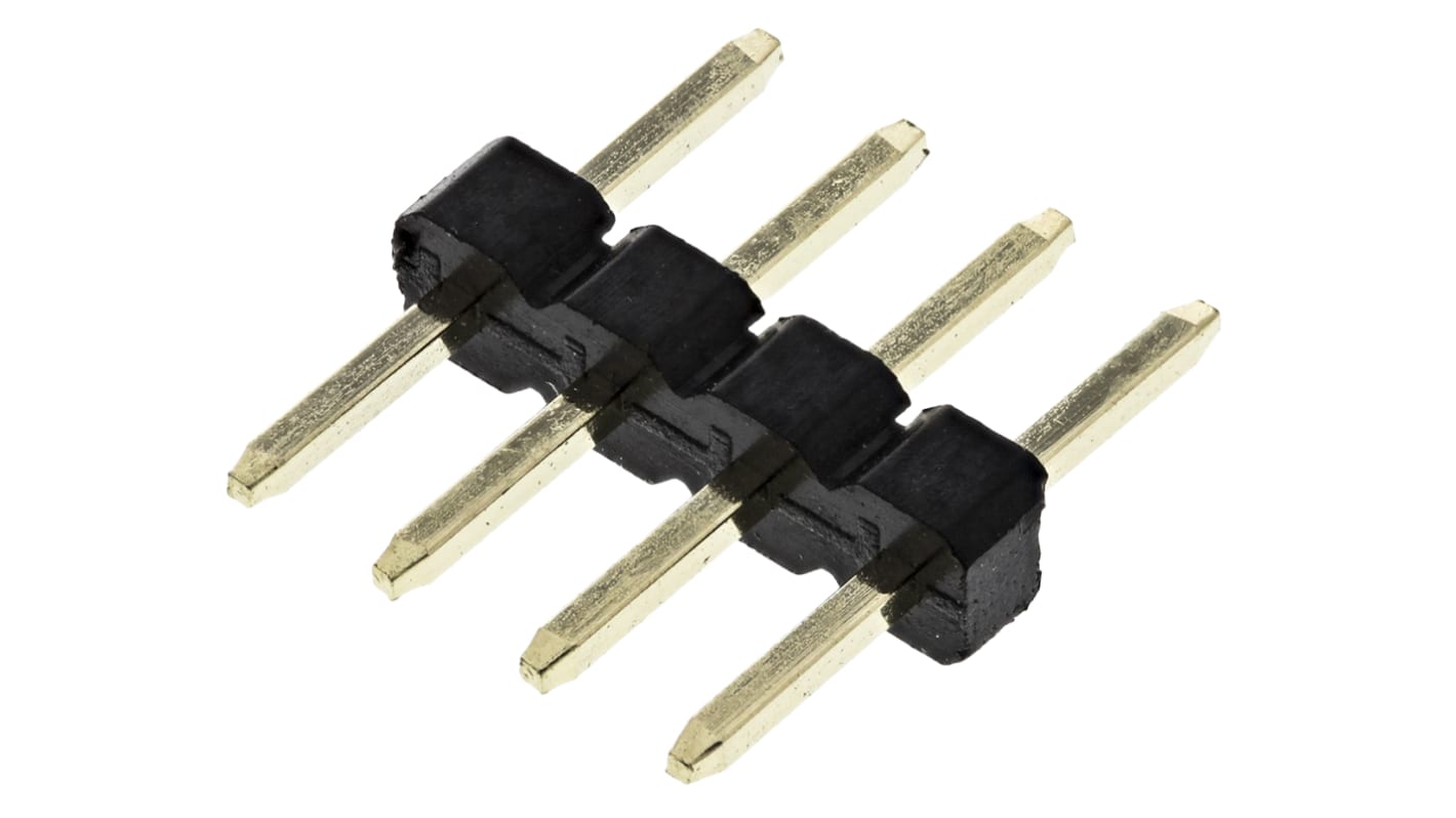 Złącze szpilkowe 4-pinowe raster: 2.0mm -rzędowe HARWIN Przewlekany 1.0A