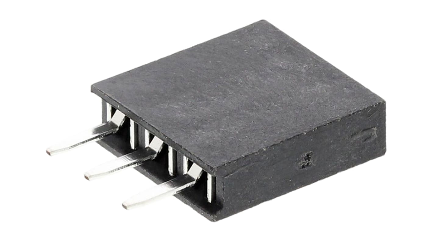 Gniazdo PCB 3 -pinowe raster: 2.54mm Listwa z gniazdami Proste Przewlekany