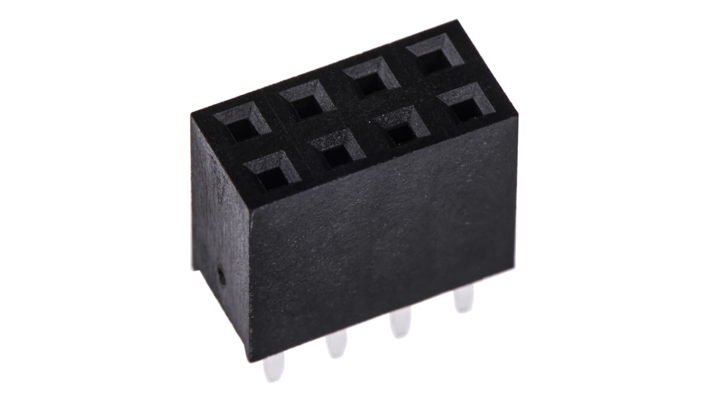 Gniazdo PCB 8 -pinowe 2 -rzędowe raster: 2.54mm Listwa z gniazdami Proste Przewlekany