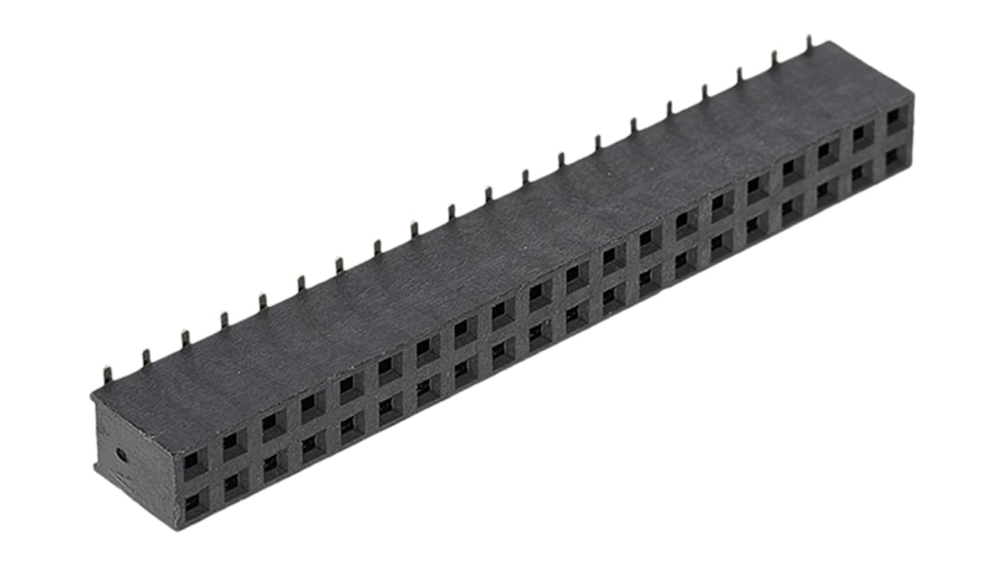 Gniazdo PCB 40 -pinowe 2 -rzędowe raster: 2.54mm Listwa gniazdowa Proste SMD