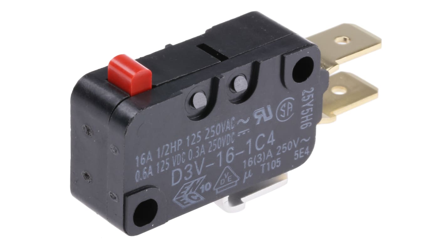 Łącznik Micro z trzpieniem Omron SPDT IP40