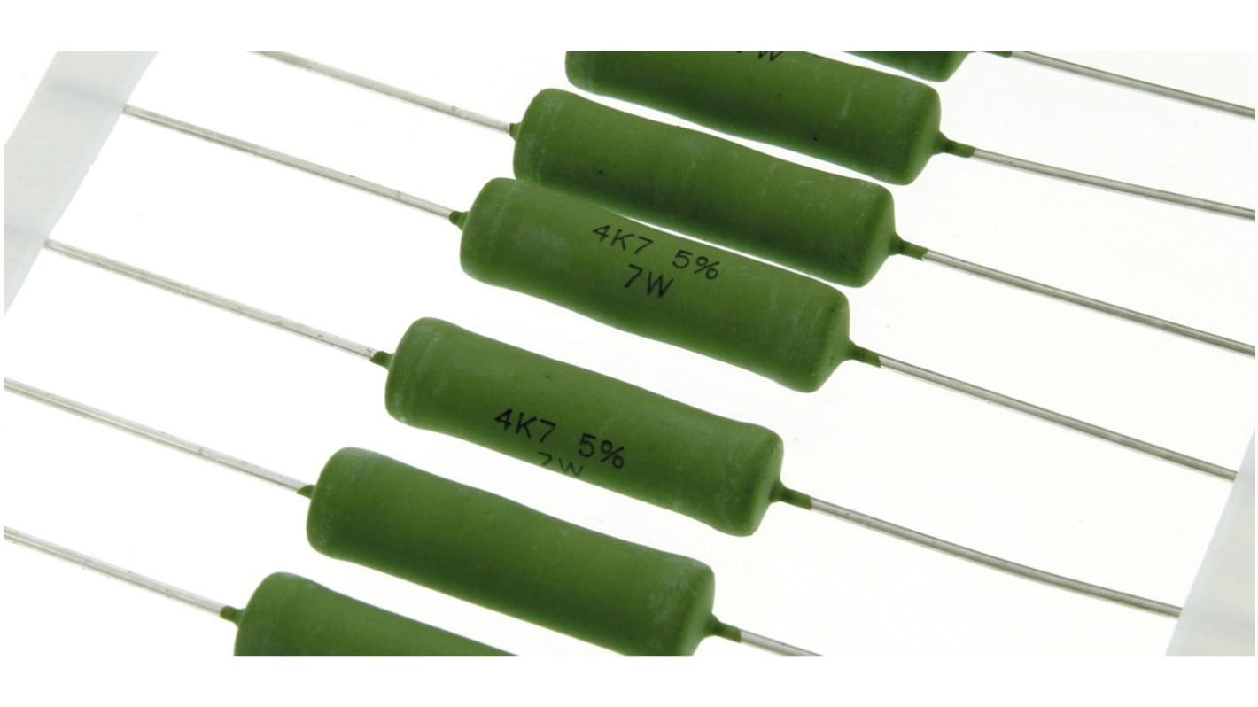 Vishay 绕线电阻, 4.7kΩ, 7W, ±5%容差, +100 → +180ppm/°C, AC07系列