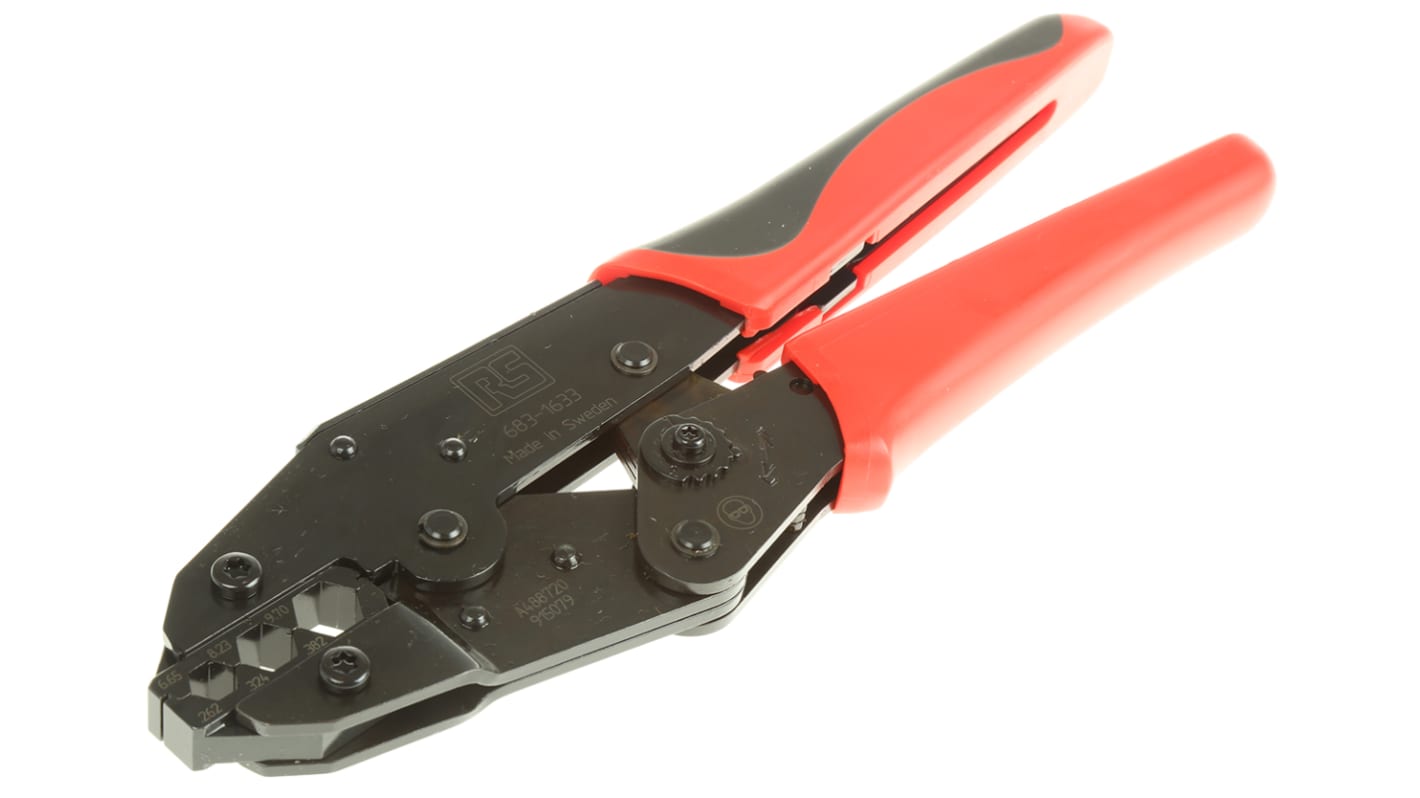 RS PRO Hand Ratcheting Crimp Tool for Coaxial Connectors