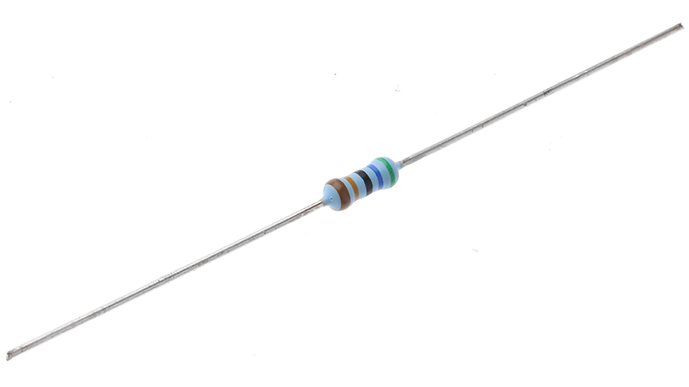 Vishay 金属釉电阻, 100kΩ, 0.5W, ±5%容差, ±200ppm/°C, VR37系列